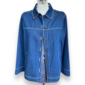 Vintage Denim Shacket Jean Jacket